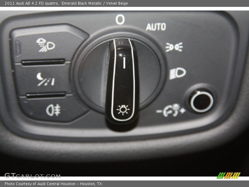 Emerald Black Metallic / Velvet Beige 2011 Audi A8 4.2 FSI quattro