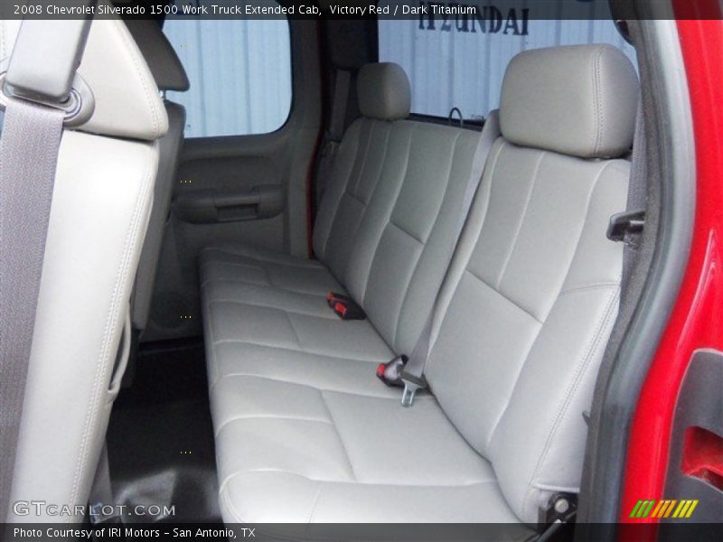 Victory Red / Dark Titanium 2008 Chevrolet Silverado 1500 Work Truck Extended Cab