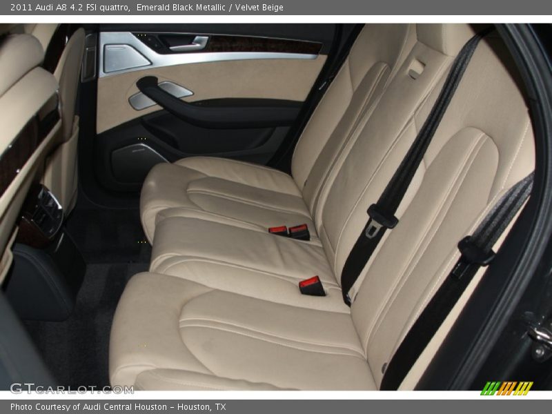 Emerald Black Metallic / Velvet Beige 2011 Audi A8 4.2 FSI quattro