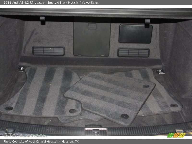 Emerald Black Metallic / Velvet Beige 2011 Audi A8 4.2 FSI quattro