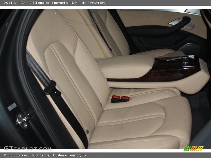 Emerald Black Metallic / Velvet Beige 2011 Audi A8 4.2 FSI quattro