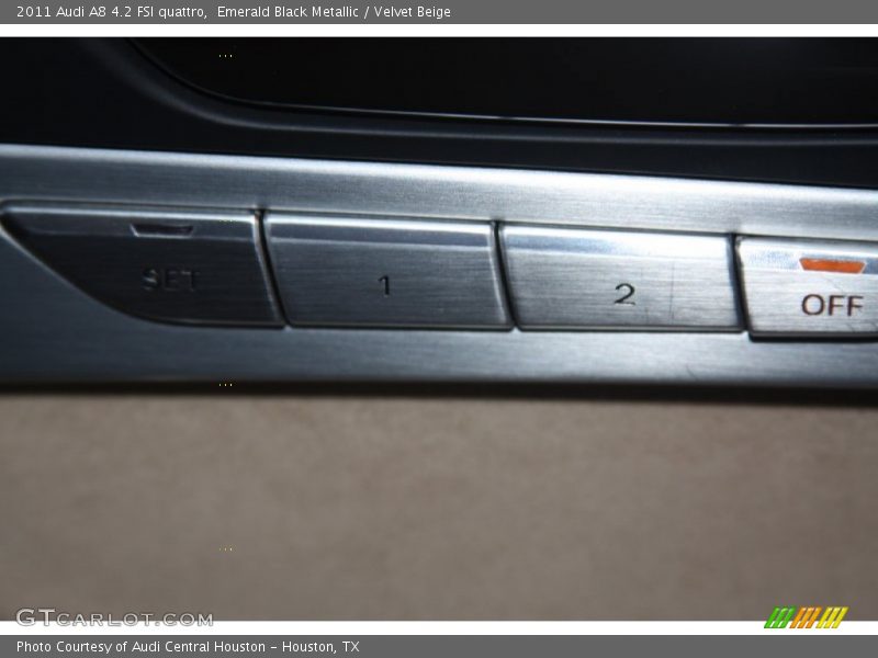 Emerald Black Metallic / Velvet Beige 2011 Audi A8 4.2 FSI quattro