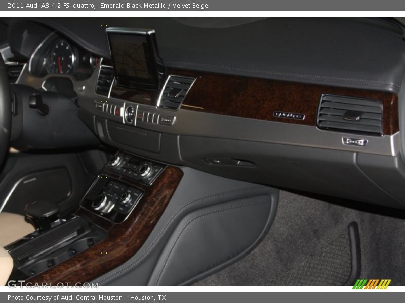 Emerald Black Metallic / Velvet Beige 2011 Audi A8 4.2 FSI quattro