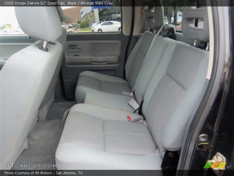 Black / Medium Slate Gray 2005 Dodge Dakota SLT Quad Cab