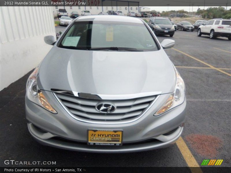 Radiant Silver / Gray 2012 Hyundai Sonata GLS