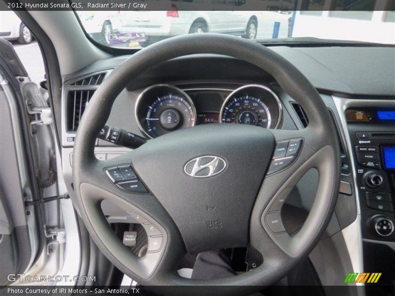 Radiant Silver / Gray 2012 Hyundai Sonata GLS