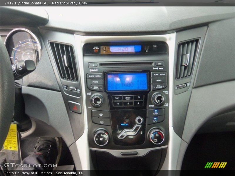 Radiant Silver / Gray 2012 Hyundai Sonata GLS