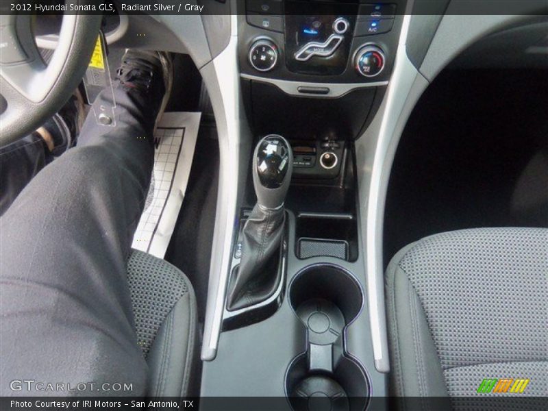Radiant Silver / Gray 2012 Hyundai Sonata GLS
