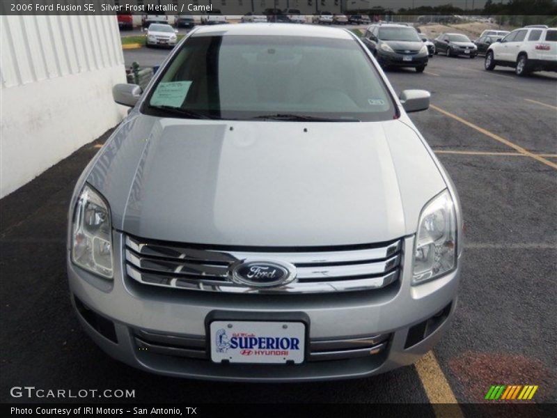 Silver Frost Metallic / Camel 2006 Ford Fusion SE