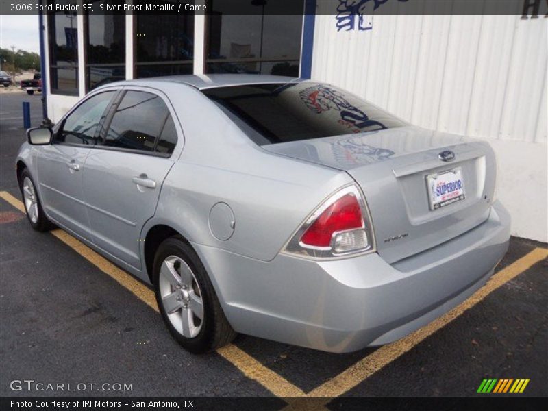 Silver Frost Metallic / Camel 2006 Ford Fusion SE