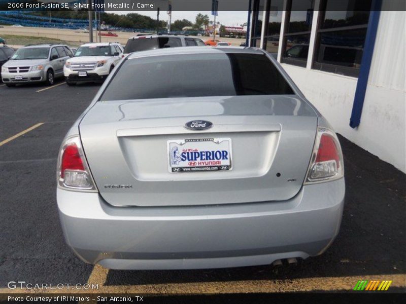 Silver Frost Metallic / Camel 2006 Ford Fusion SE