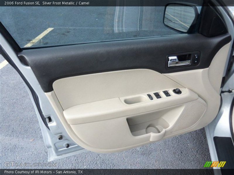 Silver Frost Metallic / Camel 2006 Ford Fusion SE
