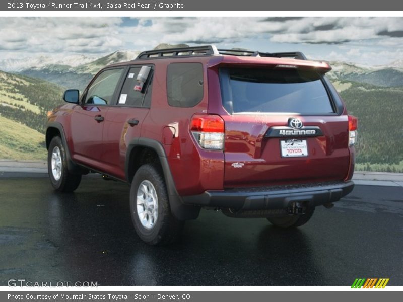Salsa Red Pearl / Graphite 2013 Toyota 4Runner Trail 4x4