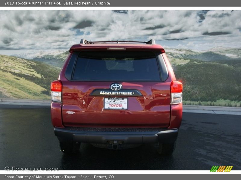 Salsa Red Pearl / Graphite 2013 Toyota 4Runner Trail 4x4
