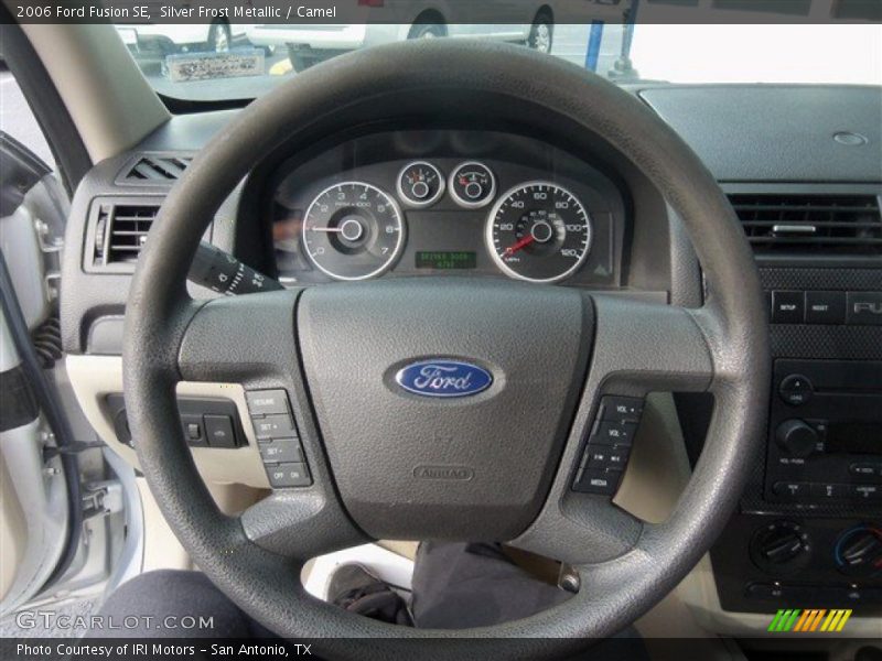 Silver Frost Metallic / Camel 2006 Ford Fusion SE