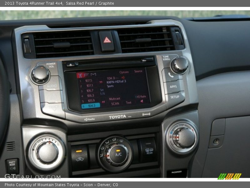 Salsa Red Pearl / Graphite 2013 Toyota 4Runner Trail 4x4