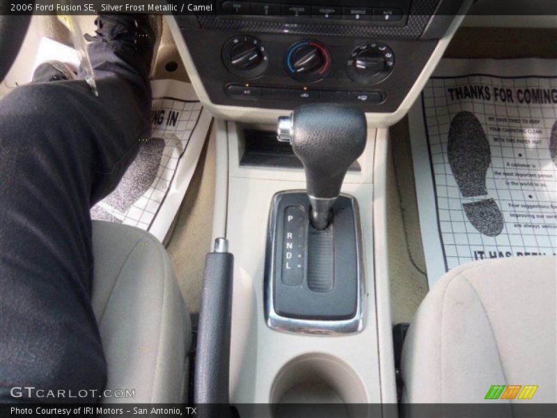Silver Frost Metallic / Camel 2006 Ford Fusion SE