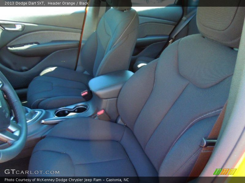 Front Seat of 2013 Dart SXT