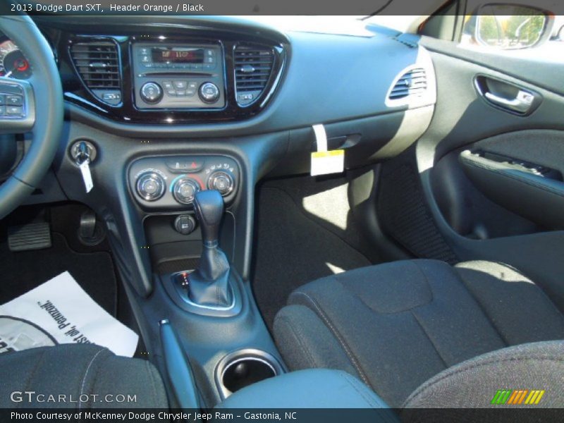 Header Orange / Black 2013 Dodge Dart SXT