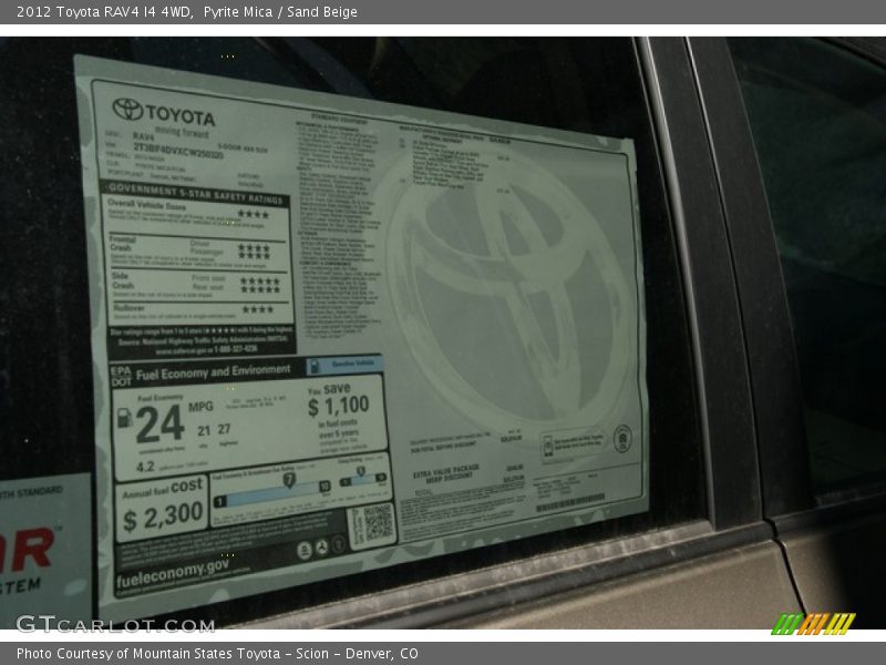 Pyrite Mica / Sand Beige 2012 Toyota RAV4 I4 4WD