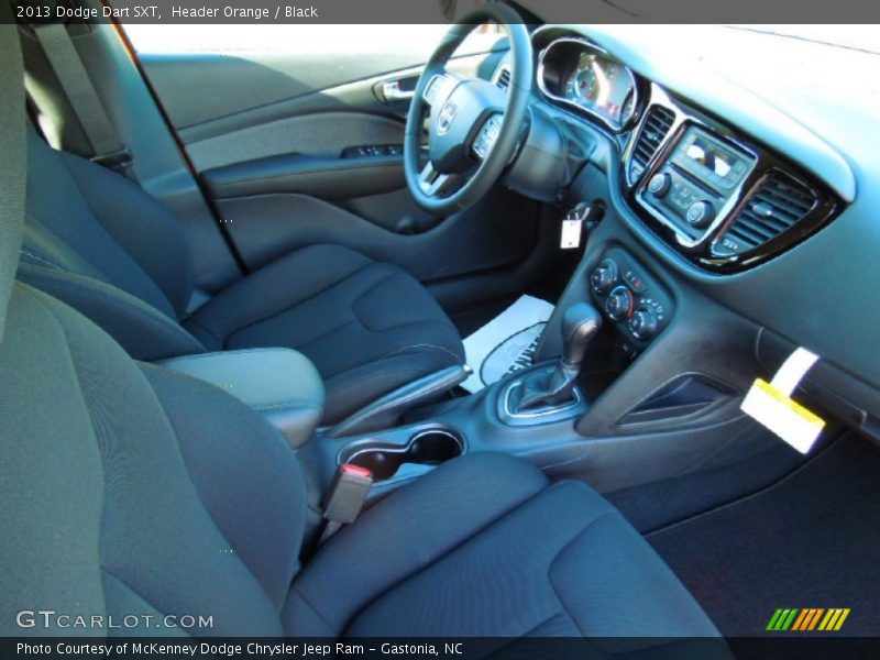 Header Orange / Black 2013 Dodge Dart SXT