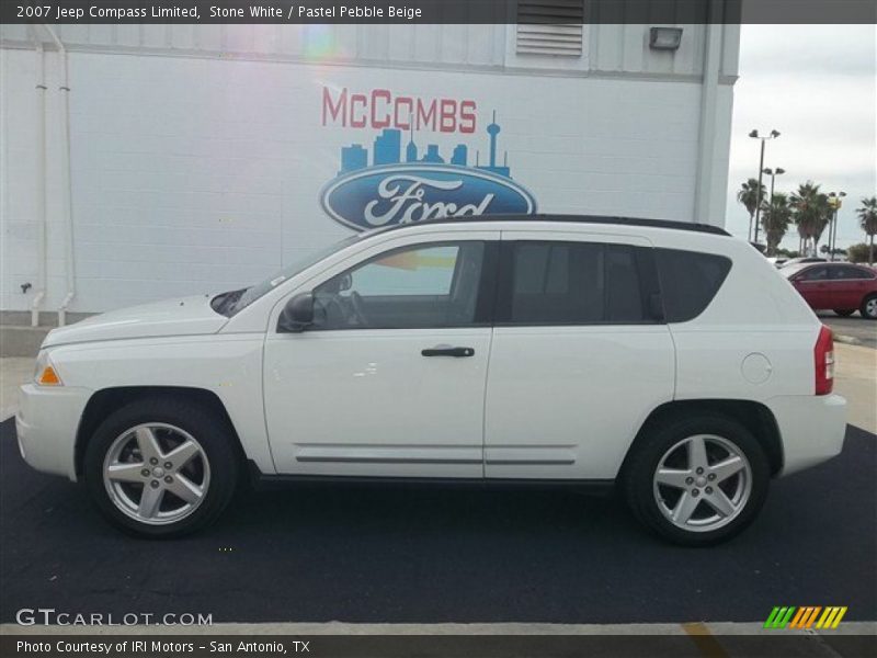 Stone White / Pastel Pebble Beige 2007 Jeep Compass Limited