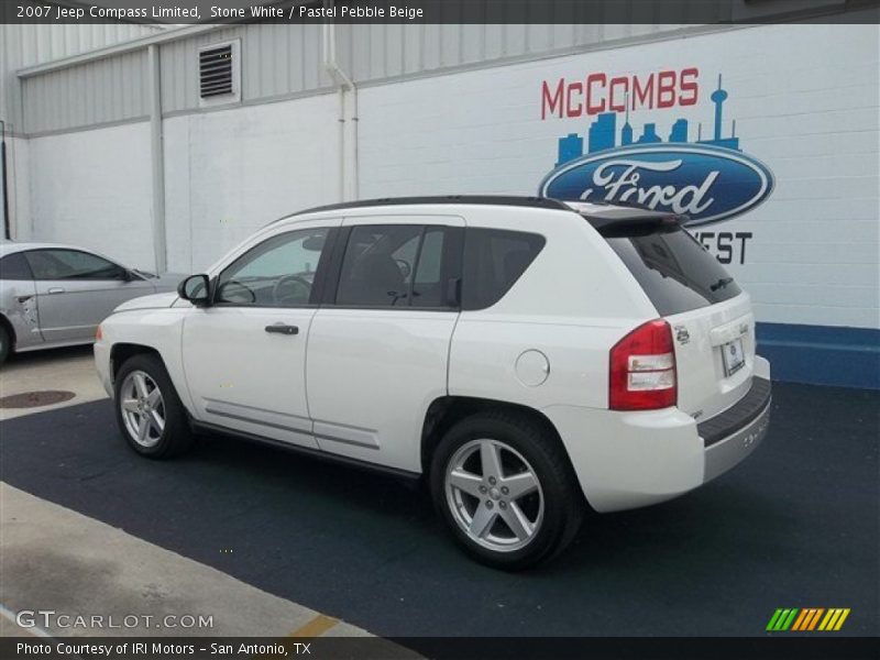 Stone White / Pastel Pebble Beige 2007 Jeep Compass Limited