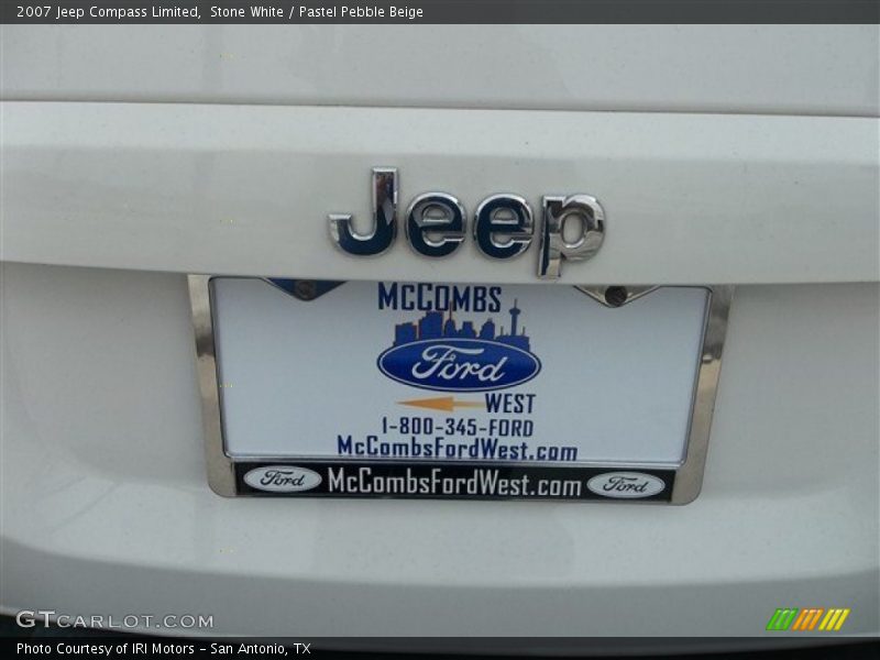 Stone White / Pastel Pebble Beige 2007 Jeep Compass Limited