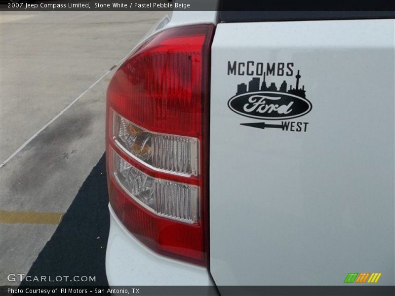 Stone White / Pastel Pebble Beige 2007 Jeep Compass Limited