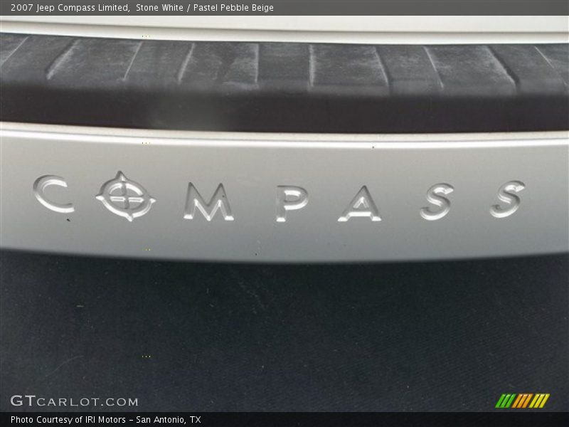 Stone White / Pastel Pebble Beige 2007 Jeep Compass Limited