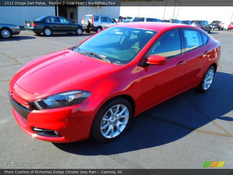 Redline 2-Coat Pearl / Black/Ruby Red 2013 Dodge Dart Rallye