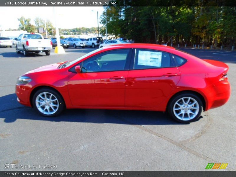 Redline 2-Coat Pearl / Black/Ruby Red 2013 Dodge Dart Rallye
