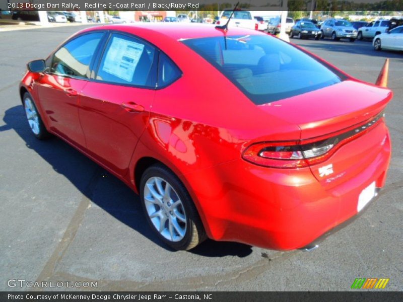 Redline 2-Coat Pearl / Black/Ruby Red 2013 Dodge Dart Rallye