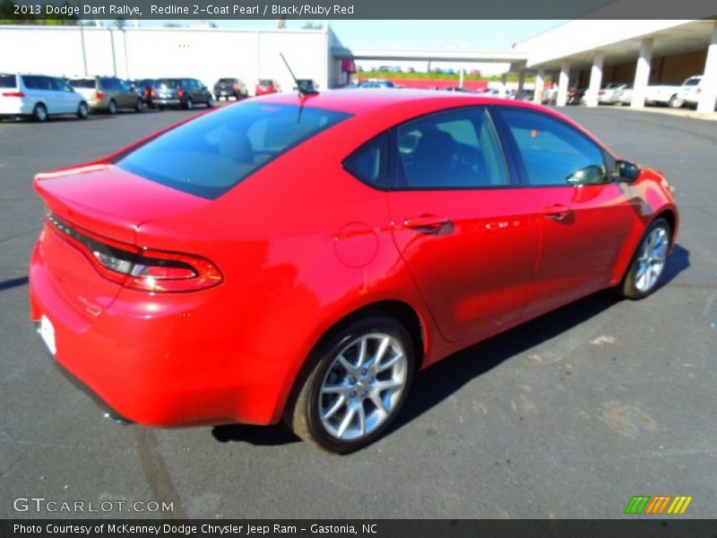 Redline 2-Coat Pearl / Black/Ruby Red 2013 Dodge Dart Rallye