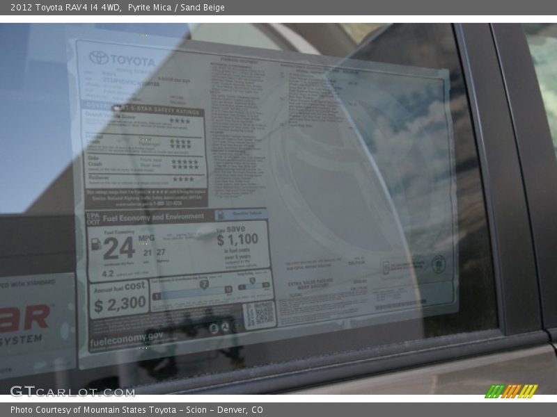 Pyrite Mica / Sand Beige 2012 Toyota RAV4 I4 4WD