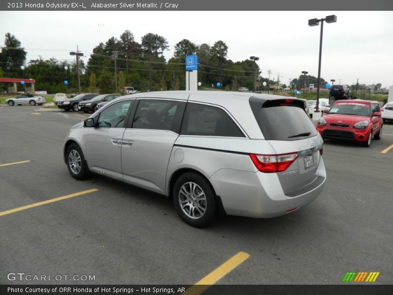 Alabaster Silver Metallic / Gray 2013 Honda Odyssey EX-L