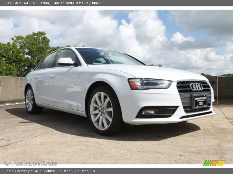 Glacier White Metallic / Black 2013 Audi A4 2.0T Sedan