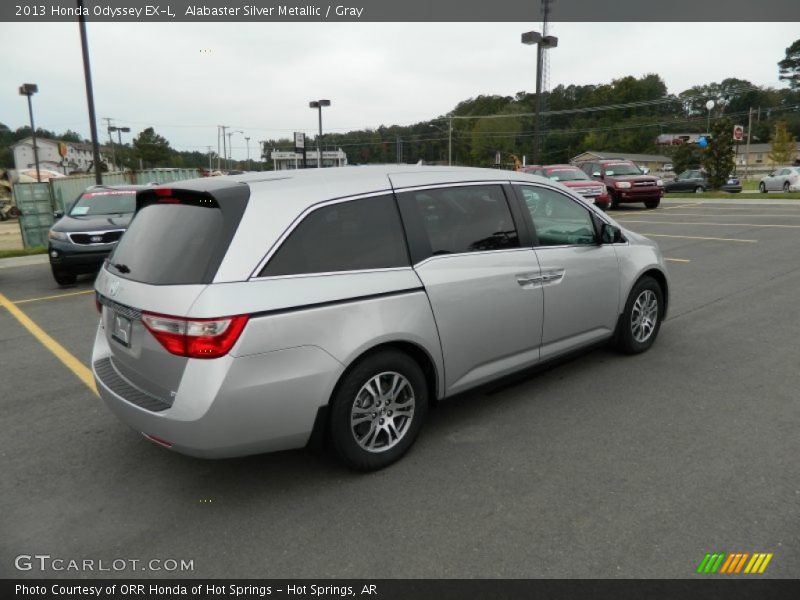 Alabaster Silver Metallic / Gray 2013 Honda Odyssey EX-L