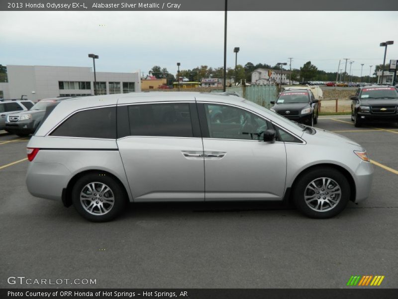 Alabaster Silver Metallic / Gray 2013 Honda Odyssey EX-L