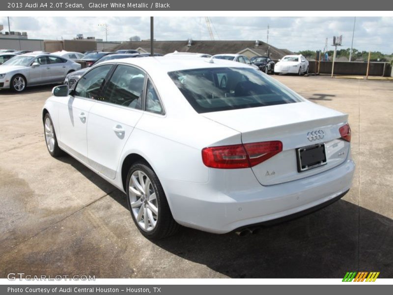 Glacier White Metallic / Black 2013 Audi A4 2.0T Sedan