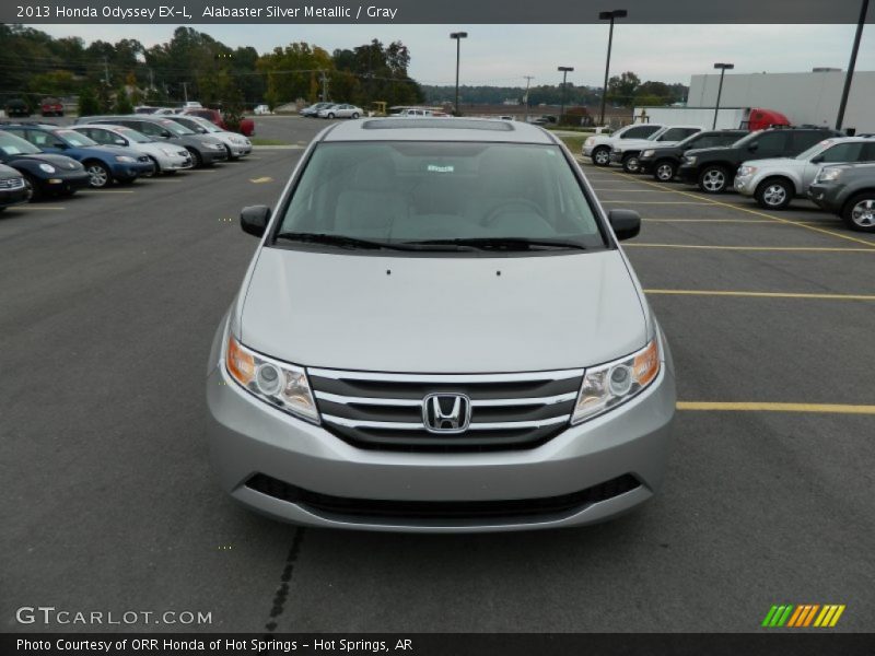 Alabaster Silver Metallic / Gray 2013 Honda Odyssey EX-L