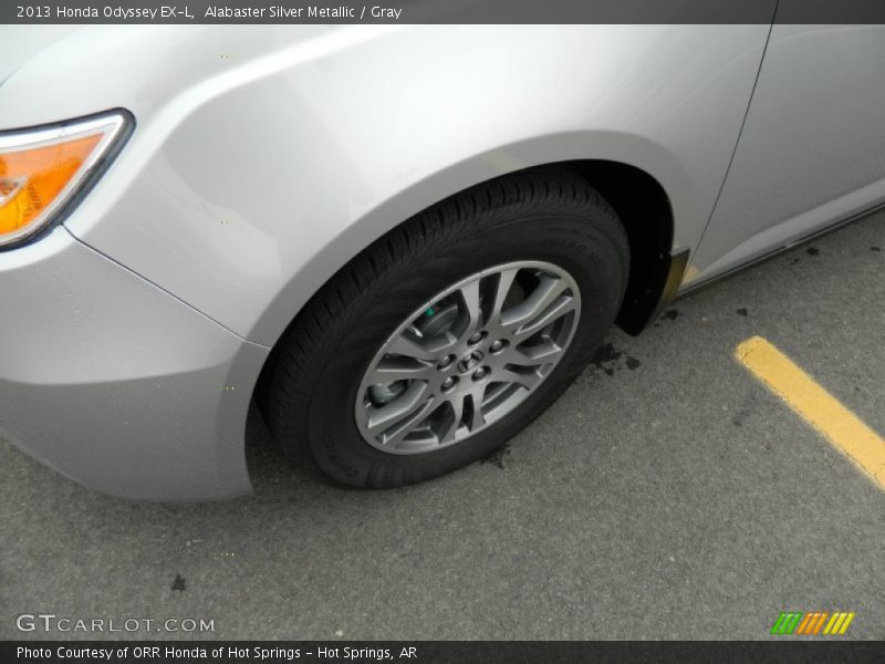 Alabaster Silver Metallic / Gray 2013 Honda Odyssey EX-L