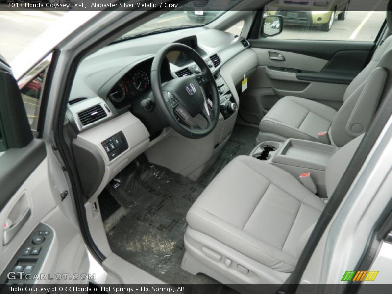  2013 Odyssey EX-L Gray Interior