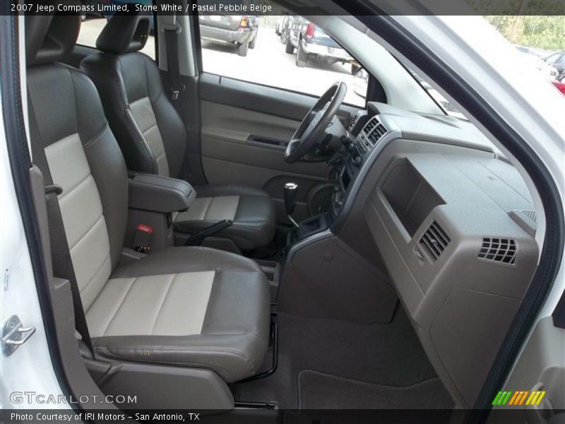 Stone White / Pastel Pebble Beige 2007 Jeep Compass Limited