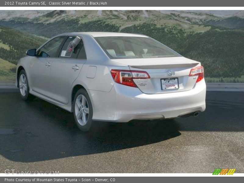 Classic Silver Metallic / Black/Ash 2012 Toyota Camry SE