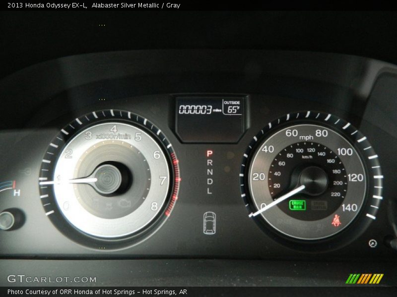  2013 Odyssey EX-L EX-L Gauges