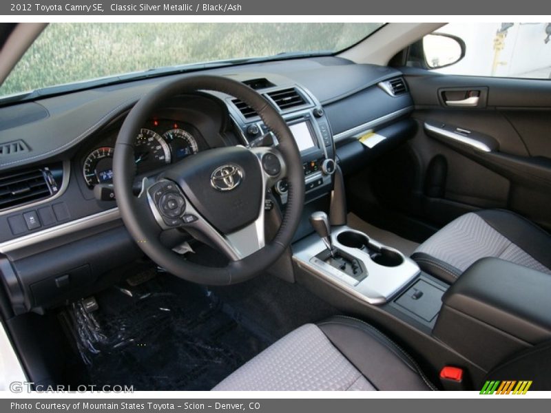Classic Silver Metallic / Black/Ash 2012 Toyota Camry SE