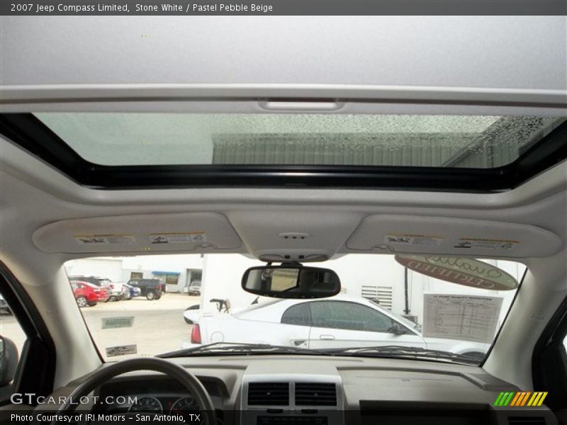 Stone White / Pastel Pebble Beige 2007 Jeep Compass Limited