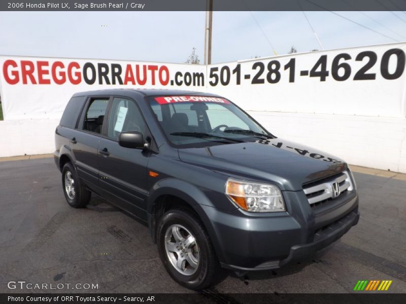 Sage Brush Pearl / Gray 2006 Honda Pilot LX