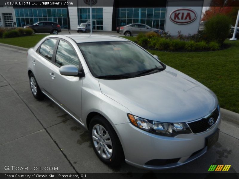 Bright Silver / Stone 2013 Kia Forte LX